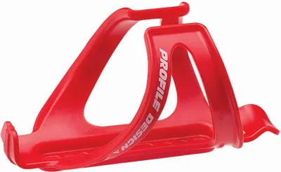 Produktbild von Profile Design Axis Kage Flaschenhalter rot, leichter Kunststoff, sicherer Ha....