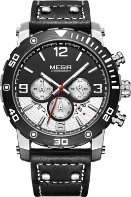 Obrázek produktu pro Hodinky MEGIR FE-38564 - Černá/Stříbrná pro muže KP38564