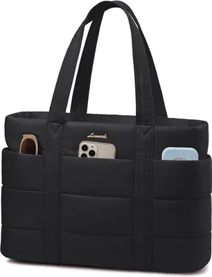 Produktbild von LOVEVOOK Laptoptasche Damen Große Arbeitstasche Tote Bag 13 Taschen Maschinenwaschbar