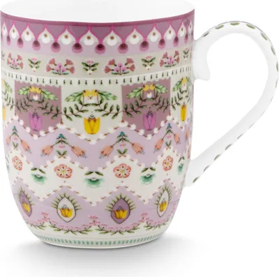 Produktbild von PIP STUDIO Lily&Lotus Tasse lila-bunt 145ml