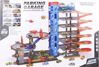 Obrázek produktu pro Garáž s autíčky a heliportem