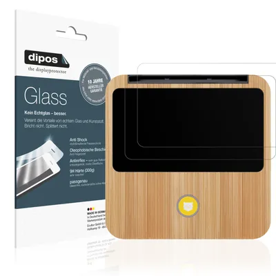 Produktbild von 2x Schutzfolie für Tigerbox Touch / Touch Plus matt - Anti-Shock 9H Folie dipos Glass Kunststoffglas
