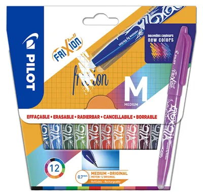 Immagine prodotto di Pilot - roller Frixion Ball, blister di 12 colori assortiti