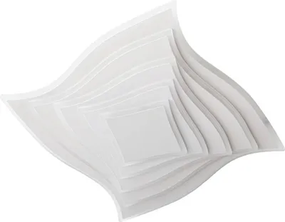 Produktbild von Lindby LED-Deckenleuchte Rebeka, 47x47cm, CCT, Fernbedienung