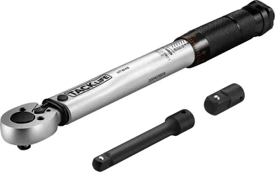 Produktbild von TACKLIFE 1/4 Drehmomentschlüssel mit 3/8 Adapter & Verlängerungsstange 5-25 Nm- HTW4B