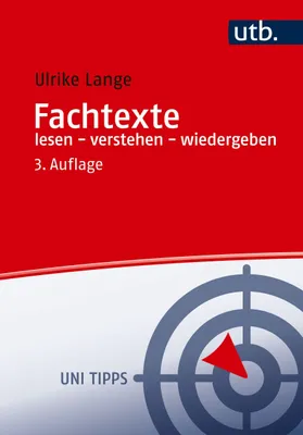 Produktbild von Fachtexte lesen - verstehen - wiedergeben