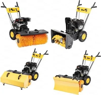 Zdjęcie produktu dla CEDRUS ZM06E 4w1 ZAMIATARKA ODŚNIEŻARKA ODŚNIEŻARKI SPALINOWA z NAPĘDEM Z ROZRUSZNIKIEM KOMBAJN ZM06 4w1 - 80cm / 6.5KM KOMPLETNY ZESTAW -