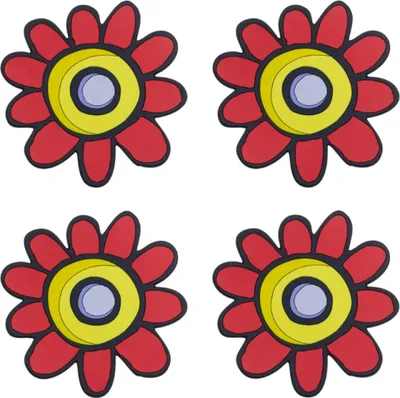 Zdjęcie produktu dla Zestaw 4 podkładek - 10x10 cm - 4 szt. - Czerwony