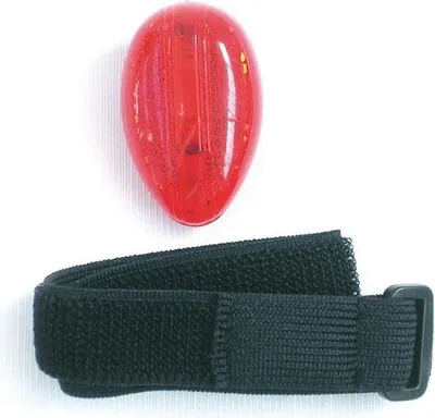 Immagine prodotto di Luce di sicurezza per biciclette, due LED rossi con cinghia regolabile