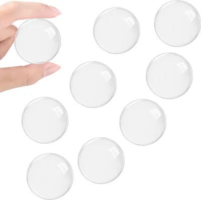 Produktbild von Türstopper Set von 9 Stück zur Wandschutz Ø 40 mm - selbstklebend und Gummipuffer - Wandbeschützer für Türknäufe an der Wand