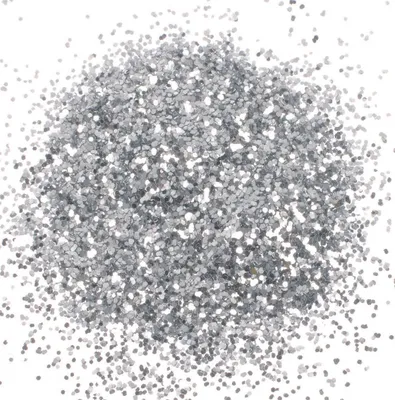 Produktbild von GLOREX 68780013, Glitter, Silber, 1 g