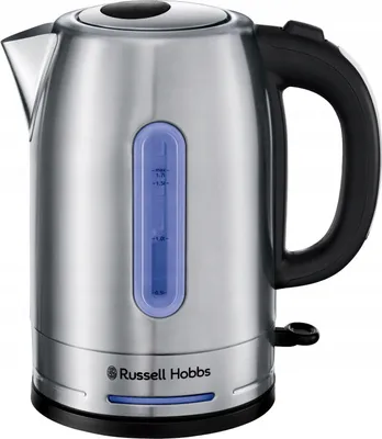 A studio shot of a Russell Hobbs electric kettle.
