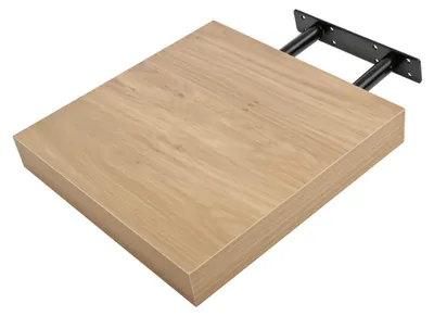 Immagine prodotto di Mensole a parete in legno di quercia, 25 x 25 x 4 cm, sospese, per decorazione