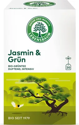 Obrázok produktu pre EXPRESNÝ JAZMÍNOVÝ ZELENÝ ČAJ(20 x 1,5 g) 30 g - LEBENSBAUM