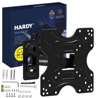 Produktbild von TV Wandhalterung SlimGrip 20 für Fernseher 14 bis 42 Zoll, Schwenkbar Neigbar