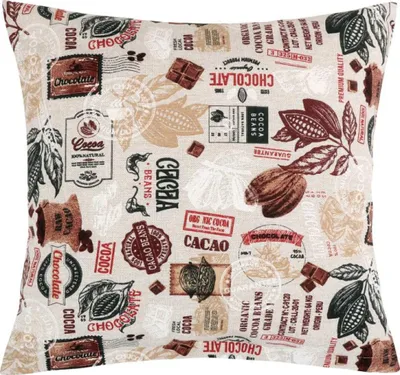 Obrázek produktu pro Polštářek EMA - 45x45 cm - Béžová,Hnědá