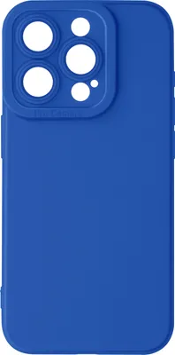 Immagine prodotto di Avizar, Custodia in silicone SoftGlow per Apple iPhone 15 Pro, fotocamera protetta, blu