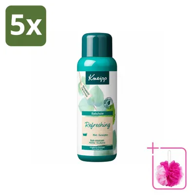 Imagen del producto de 5 unidades de gel de ducha Kneipp con menta y eucalipto - 400 ml - Paquete económico