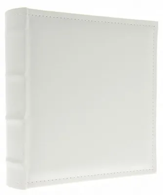 Produktbild von Gedeon DBCL50WHITE B Fotoalbum Kunstleder zum Einkleben, Weiß, Schwarz