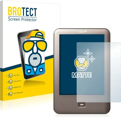 Produktbild von 2x BROTECT Schutzfolie für Tolino Shine Displayschutz Displayschutzfolie Folie Matt Entspiegelungsfolie
