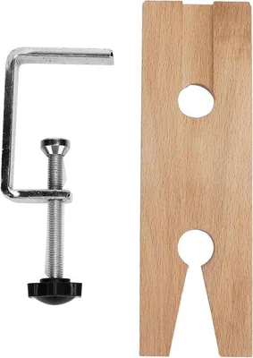 Immagine prodotto di Banco da lavoro professionale in legno per gioiellieri - Banco da lavoro con utensili e pinzetta per gioiellieri