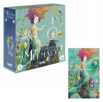 Produktbild von Londji Meine Meerjungfrau – Glitzerpuzzle, 350 Teile – ab 8 Jahren