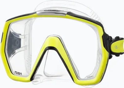 Produktbild von TUSA Freedom HD - Tauchmaske mit großem Sichtfeld, Farbe:gelb
