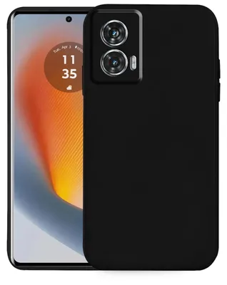 Obrázok produktu pre Pre Motorola Edge 50 Fusion Silicone Protection Black Sleeve Cover Case TPU thin