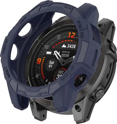 Produktbild von Strap-it TPU-Schutzhülle – passend für Garmin Epix Pro 51mm (schwarz)
