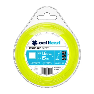 Immagine prodotto di Corda Cellfast STANDARD per tosaerba - profilo quadrato 1,6 mm x 15 m