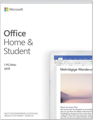 Produktbild von Microsoft Office 2019 Home & Student