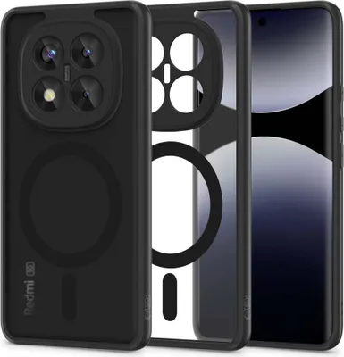 Obrázok produktu pre Mobiili tagakaas Tech-Protect Redmi Note 14 Pro+ 5G MagSafe Matte, must