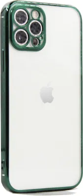 Produktbild von Hülle für Apple iPhone 12 Pro Max - Soft Plating Case - Dunkelgrün