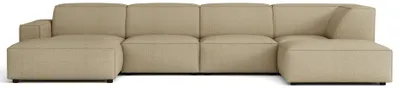 Image de Selsey Sellmo - Canapé d'angle, couleur beige foncé, 366 cm