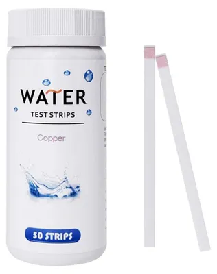 Produktbild von 50 Kupferteststreifen zur Wasserqualitätsprüfung
