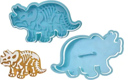 Produktbild von TRICERATOPS Dinosaurier-Ausstecher mit Stempel