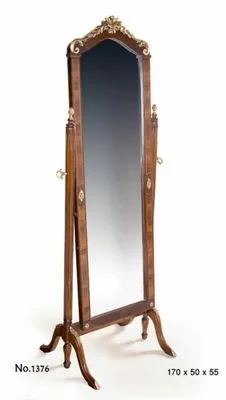 Zdjęcie produktu dla Lustro stojące Casa Padrino 55 x 50 x h. 170 cm - Lustro stojące w stylu barokowym