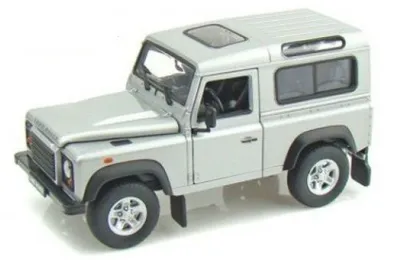 Produktbild von Welly Modellauto 1:24 Landrover Defender Silber
