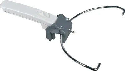 Produktbild von easyPART passend für 5512500139 DeLonghi De Longhi Korbgriff Halter Handgriff Korbhalterung Griff mit Schiebeknopf Fritteuse