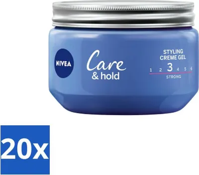 Immagine prodotto di NIVEA - Gel Crema Styling - Cura e compattezza - Purifica istantaneamente i pori - 150 ml - Value pack - 20 pezzi
