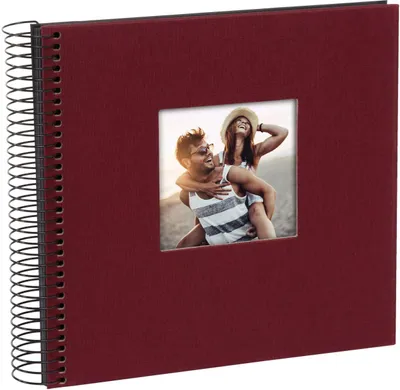 Zdjęcie produktu dla Album spiralny Goldbuch Bella Vista w kolorze bordowym, 20 x 20 cm
