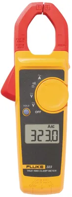 Produktbild von Fluke 323, LCD, CAT III 600V, CAT IV 300V, 265 g, Schwarz, Gelb