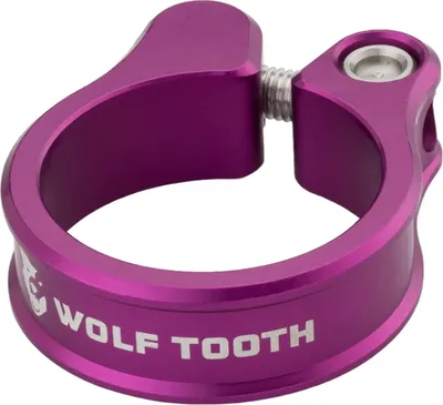 Image de Collier de selle Wolf Tooth, 36.4mm, violet ultraviolet