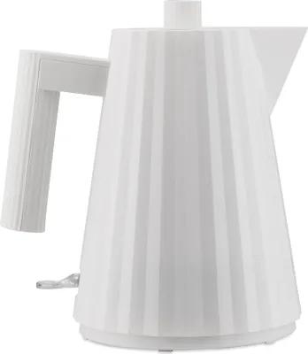 Immagine prodotto di Bollitore elettrico Alessi MDL06/1 W Plissè, 100 cl, bianco (MDL06/1 W)