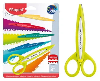 Produktbild von Maped Kreativschere mit 5 Mustern, 13 cm, kindgerecht