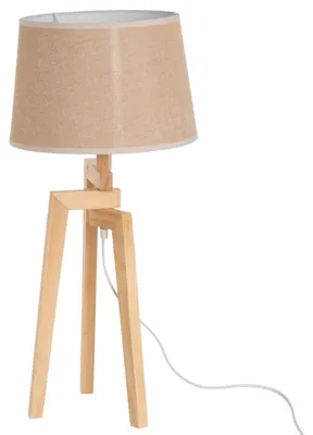 Obrázek produktu pro Stolní lampa s lněným stínidlem, 66 cm