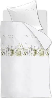 Produktbild von Marjolein Bastin Renforcé-Bettwäsche-Garnitur Winterly Farbe Natural Größe 135x200