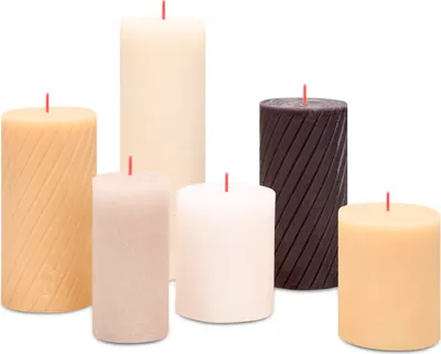 Produktbild von Bolsius 6er Set Kerzen, mehrfarbig