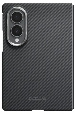Immagine prodotto di Custodia PITAKA Edge Case per Samsung Galaxy Z Fold8, colore nero e grigio