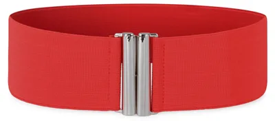 Produktbild von BlackButterfly Taillengürtel Damen Elastisch Silber, Rot, L